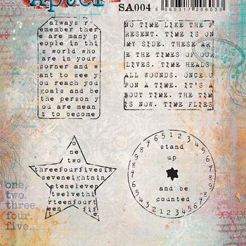 PaperArtsy 04 Cling Rubber Stamp Set