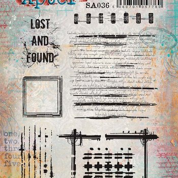 PaperArtsy 36 Cling Rubber Stamp Set