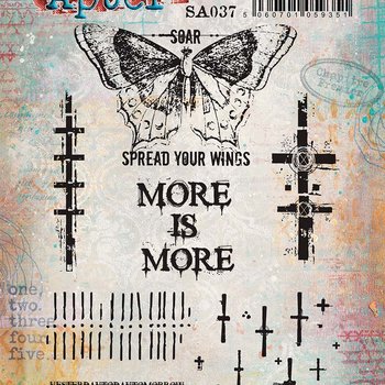PaperArtsy 37 Cling Rubber Stamp Set