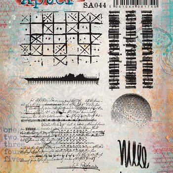 RESTOCKED: PaperArtsy 44 Cling Rubber Stamp Set