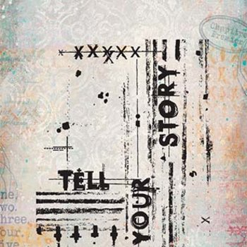 PaperArtsy Mini Cling Rubber Stamp: 014