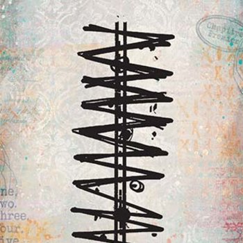 PaperArtsy Mini Cling Rubber Stamp: 022