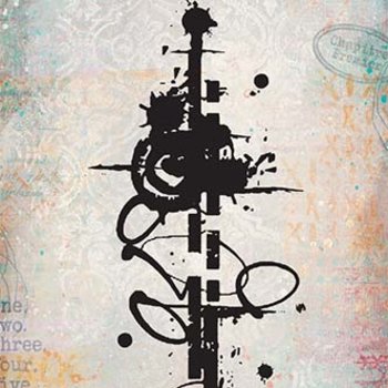 PaperArtsy Mini Cling Rubber Stamp: 052