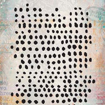 PaperArtsy Mini Cling Rubber Stamp: 060