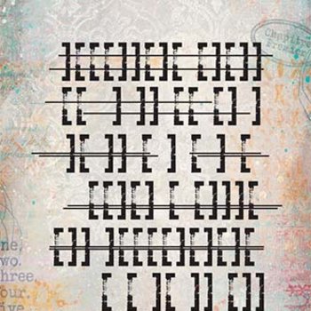 PaperArtsy Mini Cling Rubber Stamp: 063