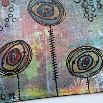 SOLD: Original Art Sample: Bloom