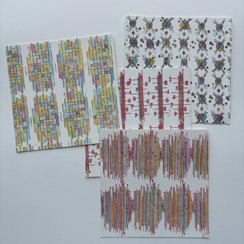 Original Art Sample Series of 4: Flow