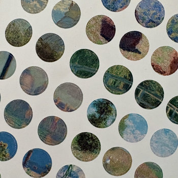 Savannah Scribbles Mini Circle Stickers: Monet