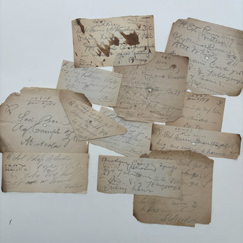 SOLD: Original Ephemera: Script Scraps