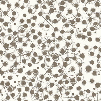 Seth Apter FreeSpirit Stamped Fabric 1/2 Yard Cut: Atomic