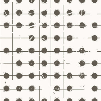 Seth Apter FreeSpirit Stamped Fabric 1/2 Yard Cut: Dot Plot