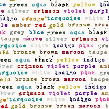 Seth Apter FreeSpirit Stamped Fabric 1/2 Yard Cut: Polychrome