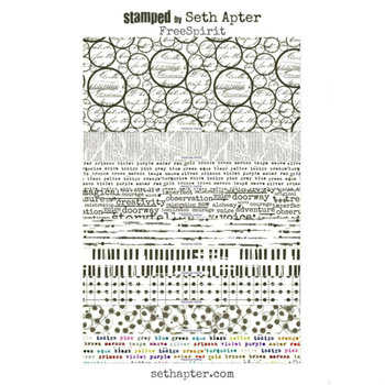 Seth Apter FreeSpirit Fabric Stamped: Fat Quarter Bundle