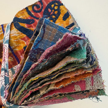NEW: Hand Stitched & Embroidered Kantha Bundle: Large 3